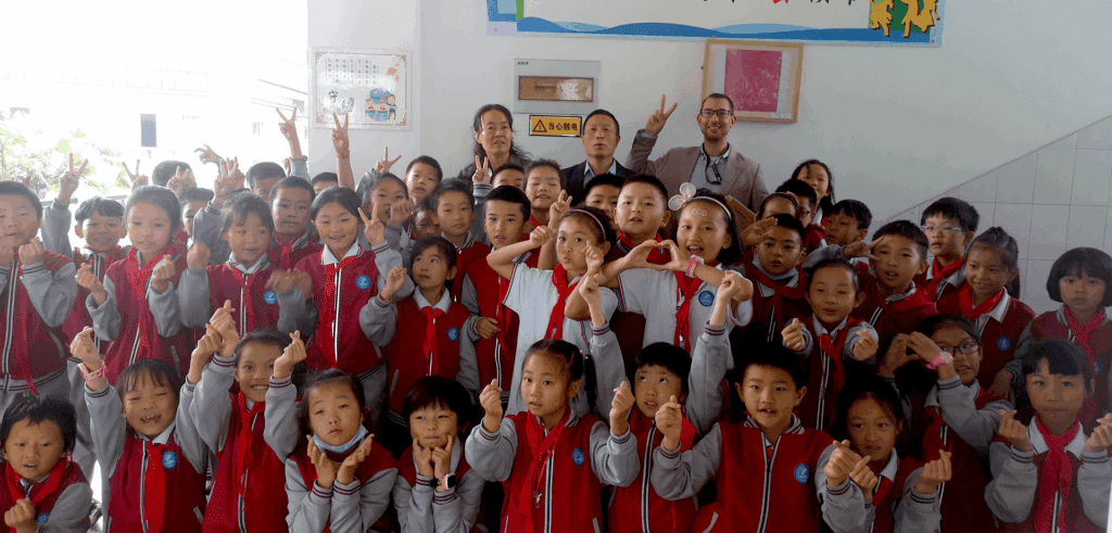 Synthetic Phonics Experts Visiting a Distant Primary School in Yunnan, China (Image 1)